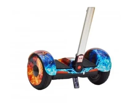 Сігвей з ручкою Smart Balance A8 Premium 10.5" Вогонь та лід Fire and ice