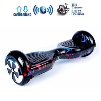 Гіроборд Smart Balance Wheel Pro +Autobalance 6.5" Кольорові блискавки Colored lightning