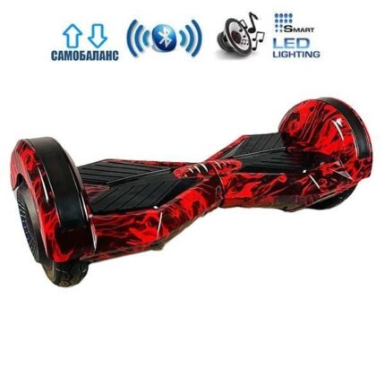 Гіроборд Smart Balance Lambo Premium +Autobalance Червоне полум'я Red flame