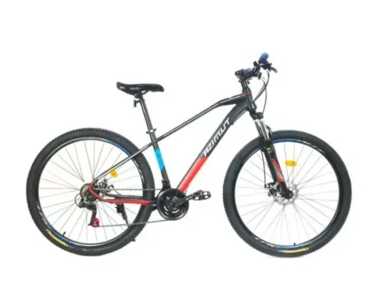 Гірський велосипед Azimut Gemini 27.5″ GFRD рама 17, Чорно-червоний Black-red