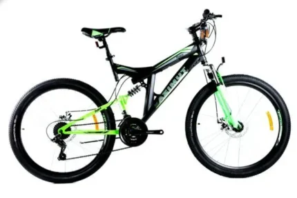 Велосипед Azimut Power 26″ GFRD рама 19, Чорно-зелений Black-green