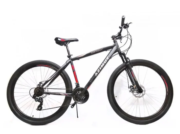 Велосипед Azimut Spark 29″ GFRD рама 21, Чорно-червоний Black-red