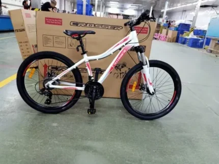 Велосипед Crosser Sweet 26″ рама 16, Біло-рожевий White-pink