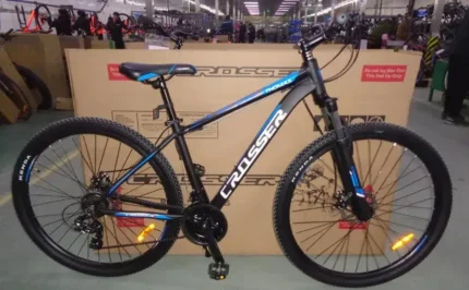 Велосипед Crosser Thomas 26″ рама 17, Чорно-синій Black-blue